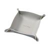 1PC PU Leather Storage Box Desktop Tray Jewelry Cosmetic Phone Key Wallet Coin Basket Folding Storage Case Table Organizer