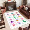 Peppa Pig Customize Your Name Carpet Design for Playrooms Kitchen Living Rooms Balcony Antislip Carpet Office home decor Wedding Party Gift