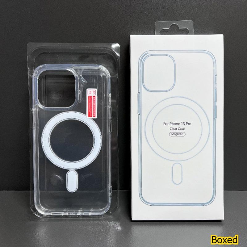 Magnetic Phone Case for Apple IPhone 17, Transparent Magsafe 14, Acrylic 15 Pro, Full Coverage for IPhone 16