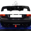 BMW 5 Series E60 Rear Lip MP Style with Lights (05-09) Carbon Fiber Pattern Diffuser Kit