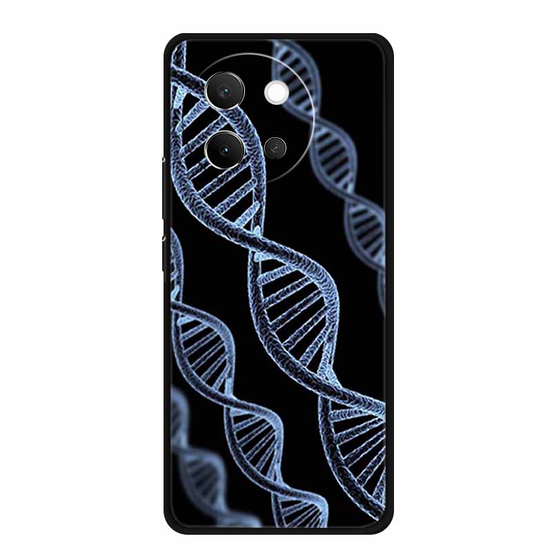 For Vivo V40 Lite Case V40lite V 40 Lite Fashion Black Silicone Soft Back Cover Case For Vivo V30e 5G Phone Case V 30 e Funda