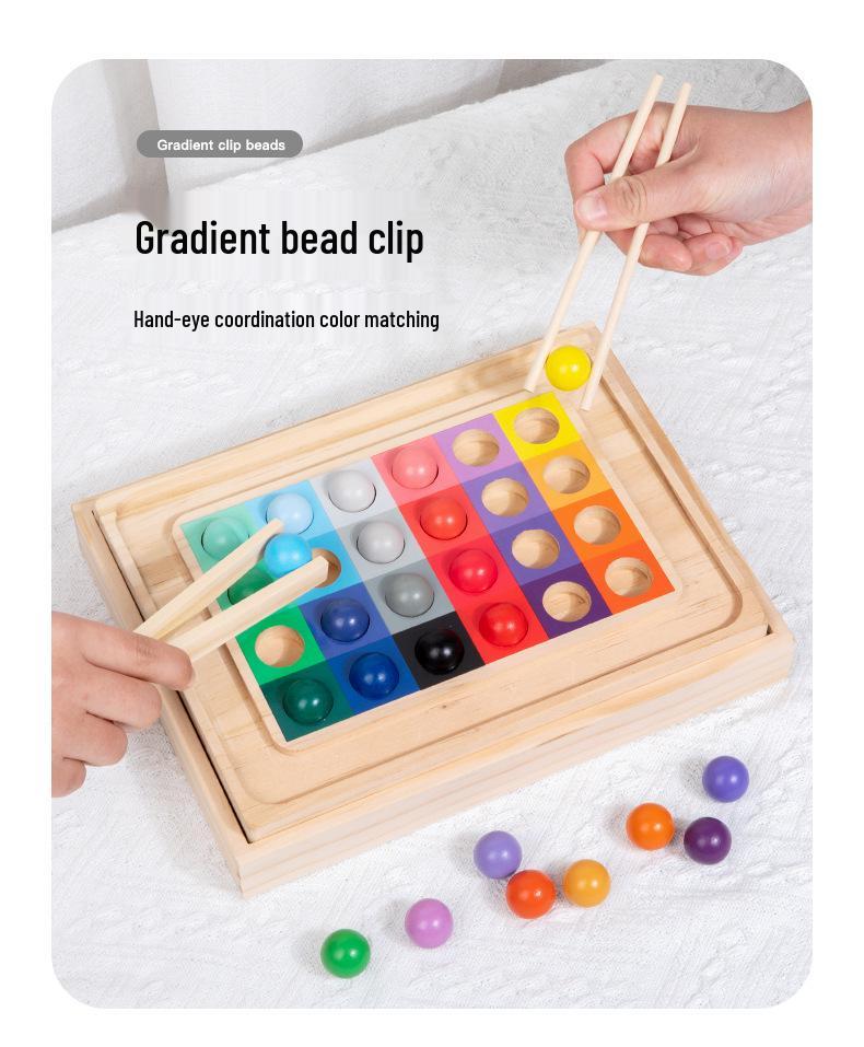 Children's Cognitive Gradient Matching Bead Set: Enhance Hand-Eye Coordination and Parent-Child Interaction!