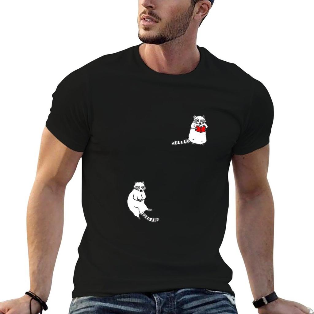 Two Raccoons Tshirt Basic Plain Tee For Spring And Summer