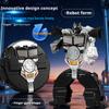 Transformable Fidget Spinner Toy 360 Rotating Ball Deformation Robot Fingertip Decompression Toy For Kids Party Gift