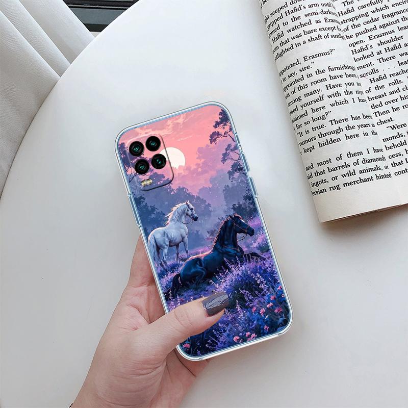 Fine Horse Transparent Phone Case for Motorola Moto G40 G04 G05 One Ace Action  Fusion + Plus Hyper Macro Vision Zoom