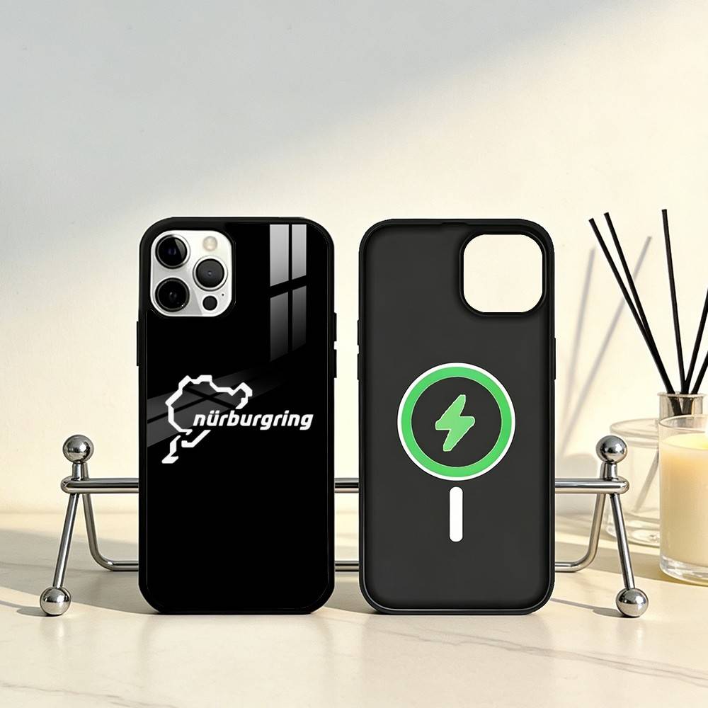 N-Nurburgring Sport Car Cool Phone Case For iPhone17,16,15,14,13,12,11 Plus,Pro Max Magnetic For Magsafe Wireless Charging