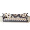 Cotton Sofa Cushion All Seasons Universal Non-Slip Plaid Cotton Cushion Simple Modern Summer Sofa Cover Cloth