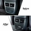Rear Air Outlet Vent Cover Decor Accessories For Dodge Charger 2011+Carbon Fiber