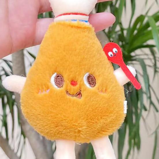 10cm Exquisite Key Fully Filled Pendant Chicken Legs Doll Decorative