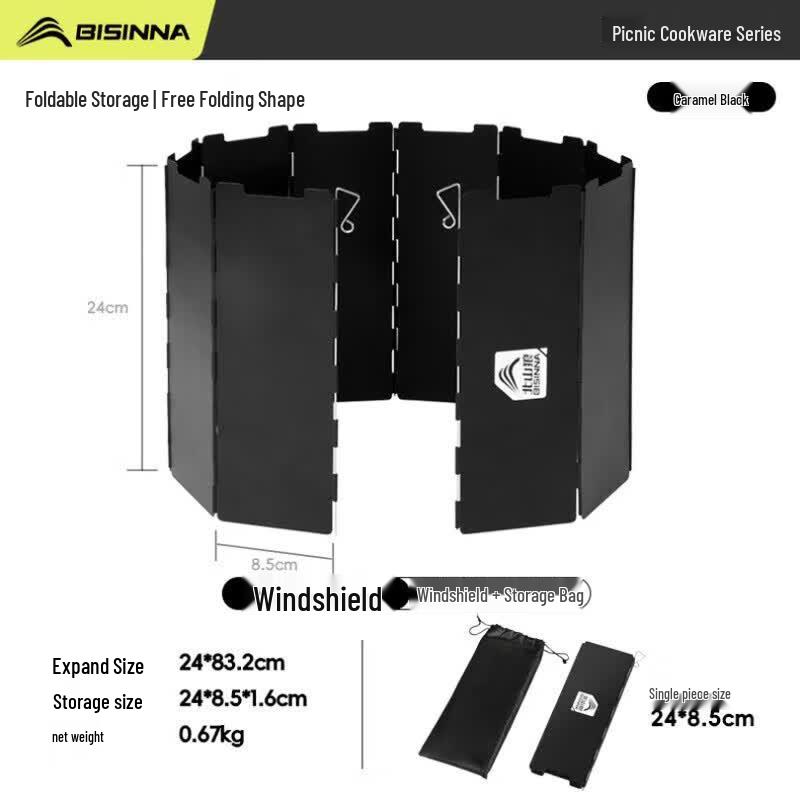 Beishanlang Portable Camping Stove Windscreen