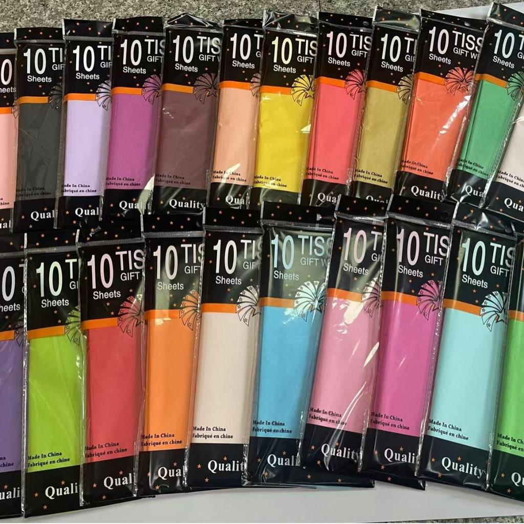 Colorful Tissue and Copy Paper for Crafts, Packaging, Bouquets, and Decorations