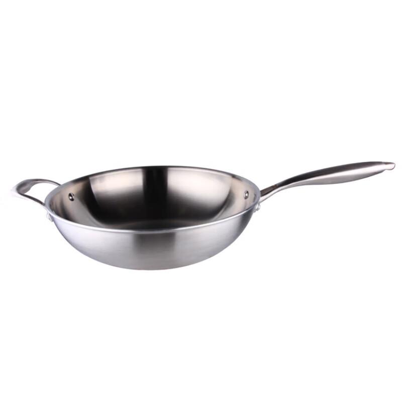 Triceratops 3-Layer Stainless Steel Wok with Lid