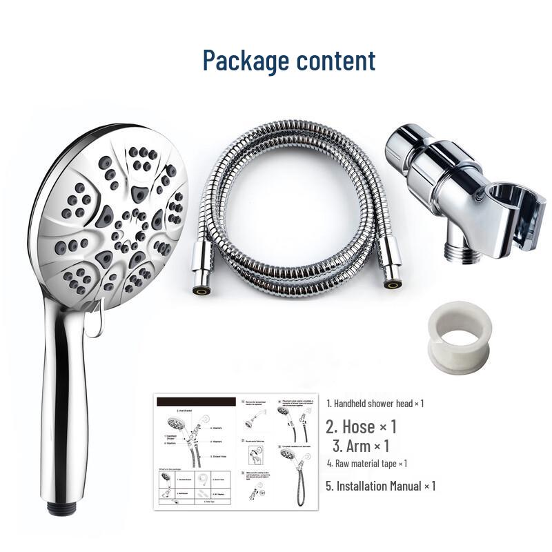 MDNG 7-Function High-Pressure Shower Head with Spray Gun