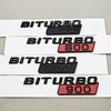 For Mercedes Benz Car Styling Biturbo 800 900 Car Sticker Gloss Black Side Fender Emblem Decals For Mercedes Benz Brabus AMG Modified Accessories
