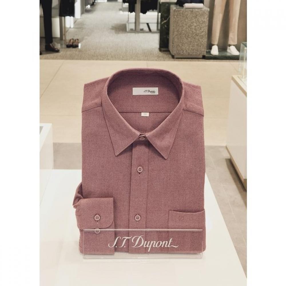 S.t. Dupont Herringbone Fleece Regular Fit Long Sleeve Shirt 95