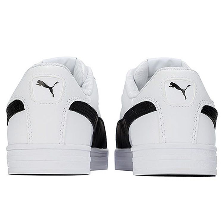 Puma Smash Vulc V3 Lo White Black Unisex Sneakers 380752-02