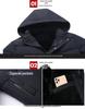 Men's Fleece-Lined Cotton-Padded Jacket: Warm Winter Coat for Middle-Aged and Elderly