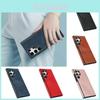 For Samsung S25 Plus Pu Material Slim Wallet Cover With Anti Fingerprint Finish For Office