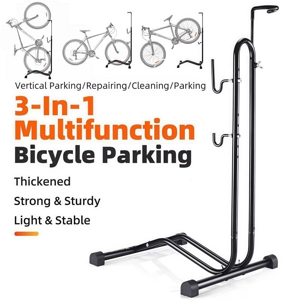 Multifunctional Bicycle Parking Rack 3 in 1 MTB Repair Stand  For Parking or Repair