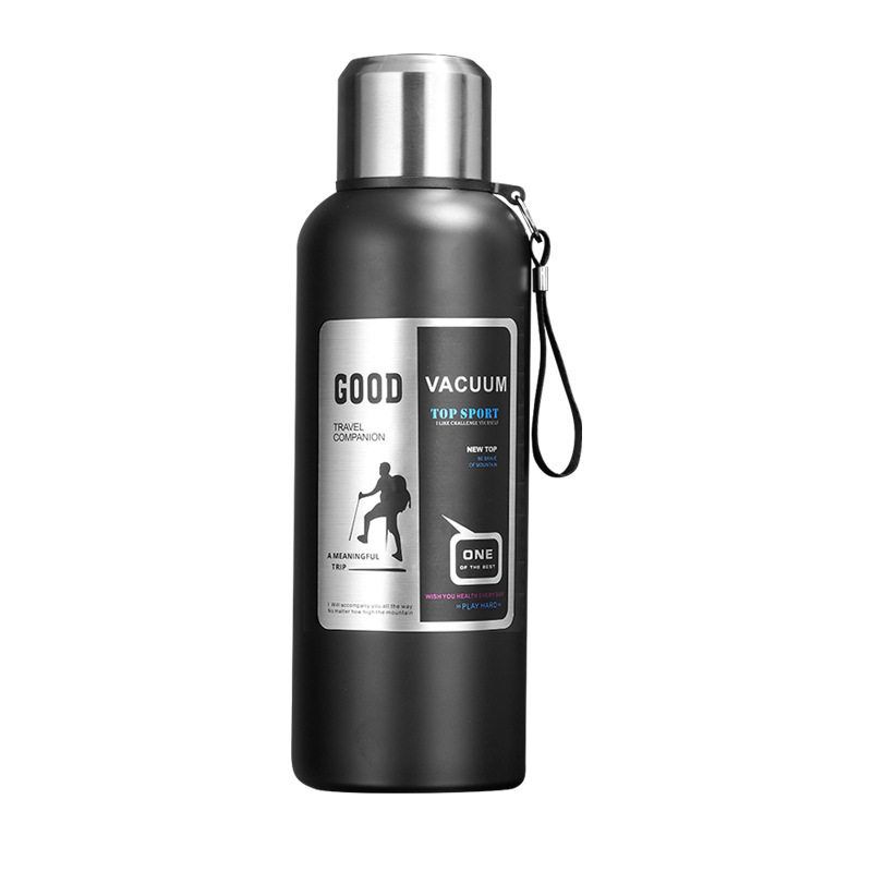 316 Stainless Steel Inner Tank Vacuum All-Steel Thermos Pot for Men's Outdoor Travel and Mountaineering Large-Capacity Thermos Cup