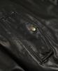 FRIZMWORKS Waxed Cowhide Buddy Harrington Jacket _ Black