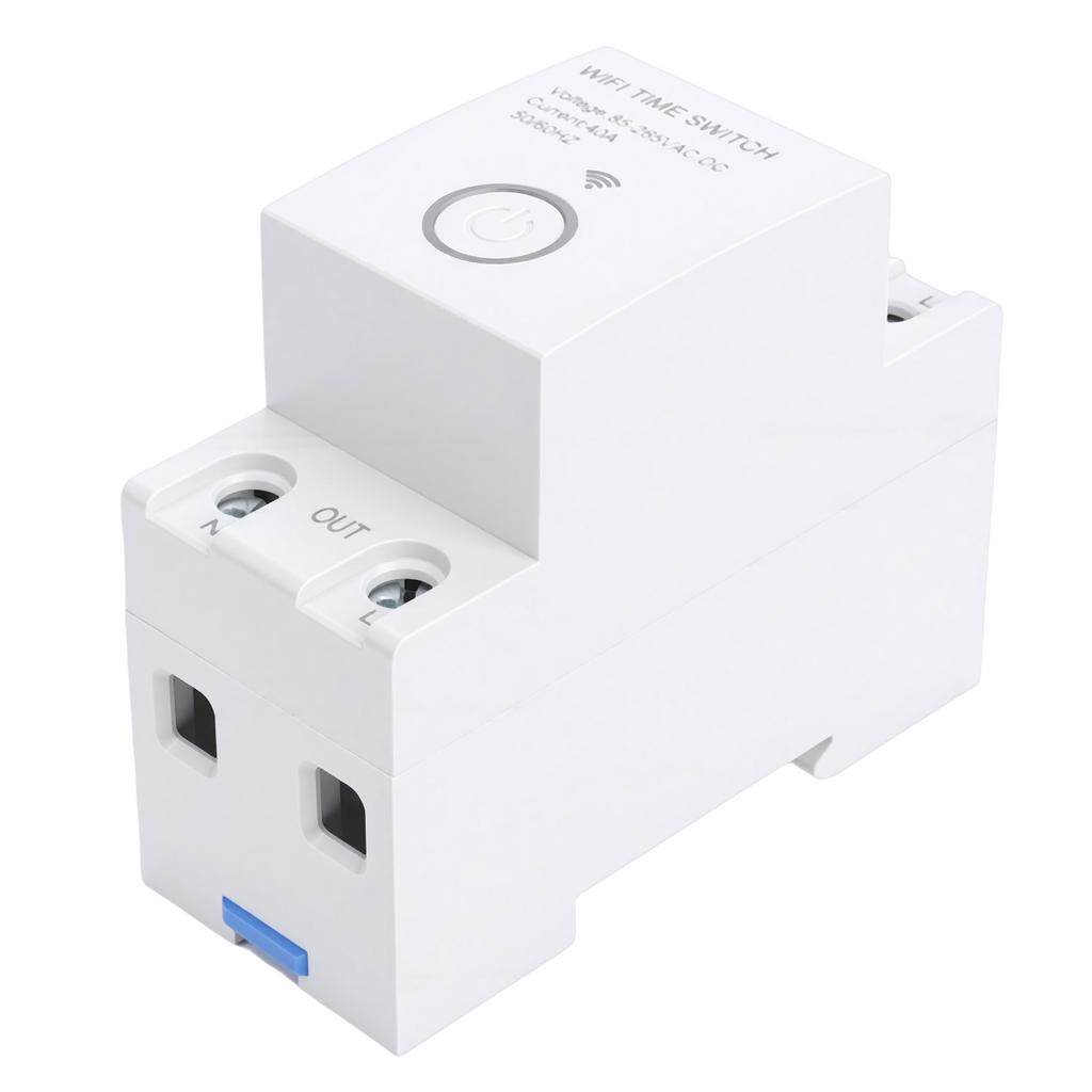 WiFi Timer Switch 2P 40A Programmable APP Control Voice Control Smart Time Switch for Home
