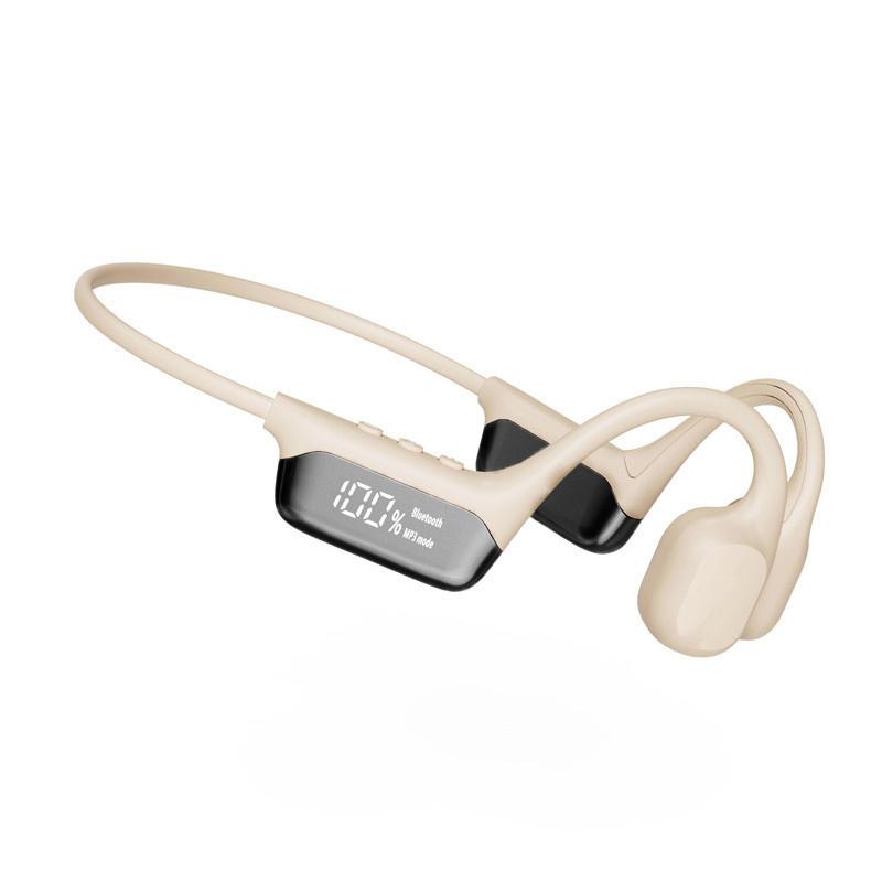 

Wireless Ipx8 Waterproof Bone Conduction Headphone With 32G For Swimming Sporters Ear-Hook Open Ear Earphone Led Display Screen белый