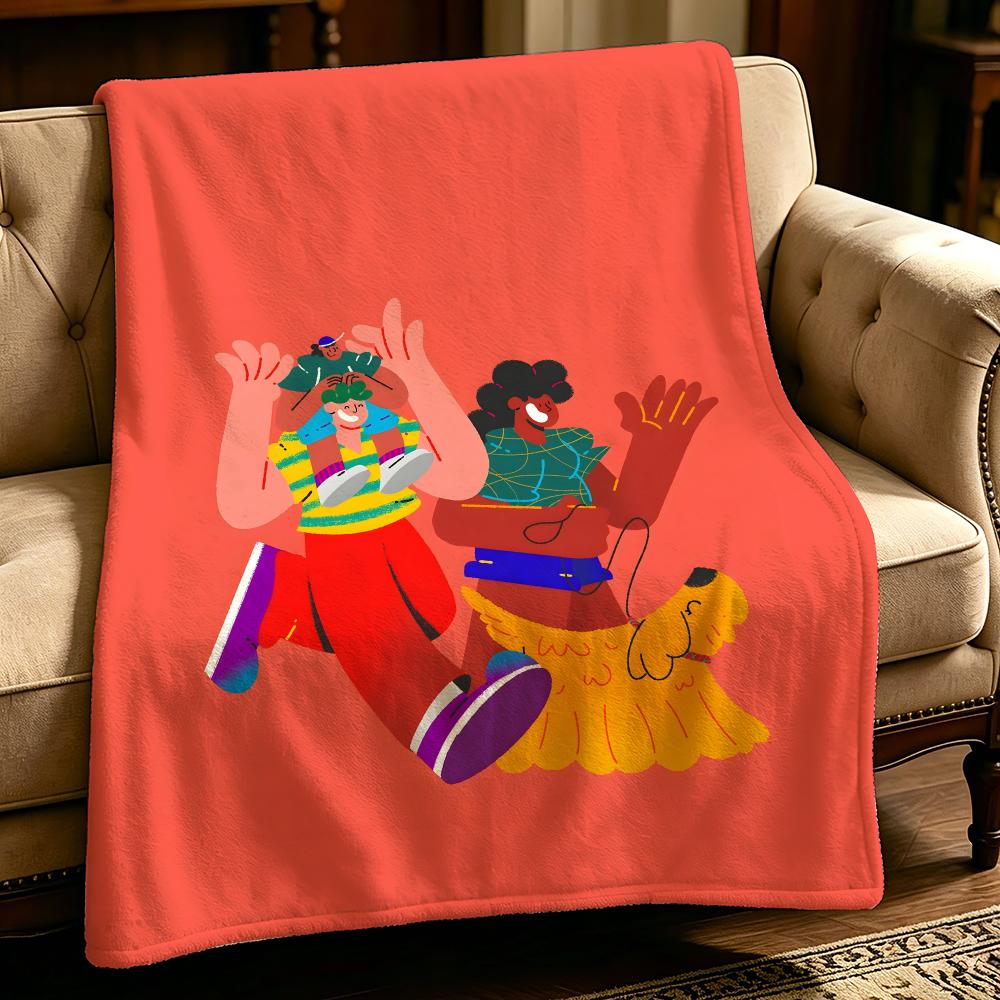 artist P-Peve Azevedo-o Throw Thick Comfort Flannel Quilt, Multi-scene Use Indoor Outdoor Daily Nap
