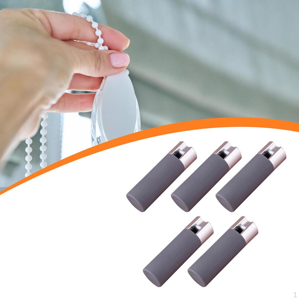 5 Pieces Curtain Cord Weights Rope Drop Ends Sleek Pull String Pendants Anti Wind Handles for