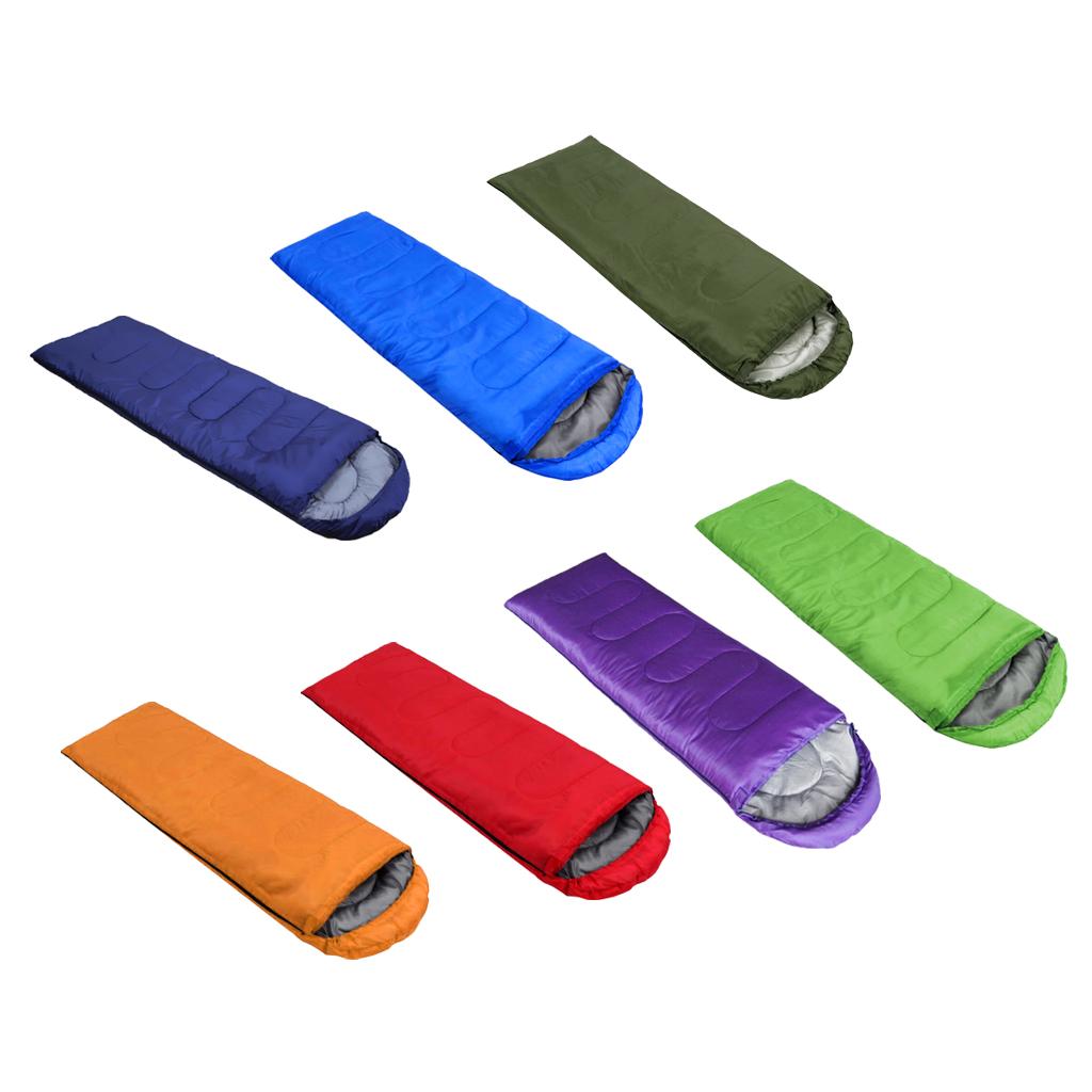 Rectangle Backpacking Sleeping Bag with Compression Sack, Lightweight 3 Season Sleeping Bags for Outdoor Camping Travel