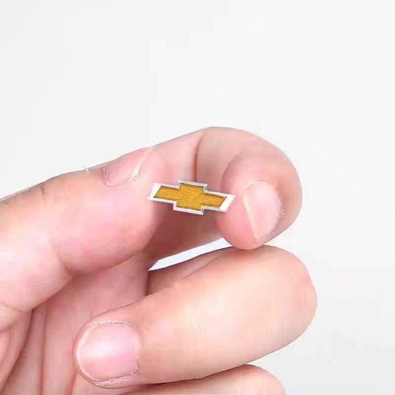 5/10Pcs Aluminum Car Remote Key Stickers Logo Decals For Chevrolet Avalanche Orlando Kalos Equinox Groove Volt Lacetti Trax Niva