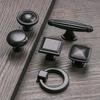 Hardware Cupboard Dresser Variety Style Black Series Furniture Door Handle Wardrobe Pulls Cabinet Pulls Drawer Knob