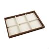 Jewelry Display Tray ClothlinedLined Organizer Decorative for Dressing Table, Retail