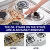 All Purpose Kitchen Cleaning Powder for Pots Bowls and Stoves Fast Acting Oil Stain Remover for Range Hood and Cookware