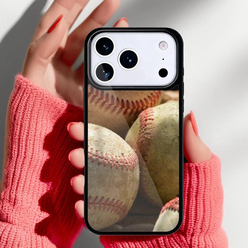 Love Baseball Sport Phone Case for iPhone 17 16 15 14 13 Pro Max Back Cover for 12 11 Pro Coque