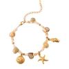 Adjustable Length Stainless Steel Bohemian Ocean Starfish Shell Necklace/bracelet Jewelry For Summer Beach Vacation Gift