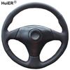 For Toyota RAV4 1998 - 2003 Celica Corolla Hand Sewing Car Steering Wheel Cover