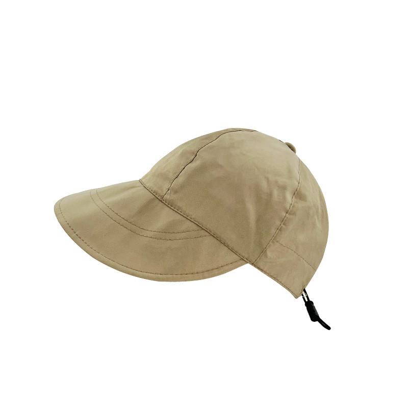 Sun Solid Color Protection Hat Uv Protection Fisherman Hats Wide Outdoor Brim