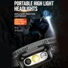 Ultra-helle Sensor-Stirnlampe Wiederaufladbar Ultraleicht Tragbar Wasserdichte Stirnlampe Nachtfischen