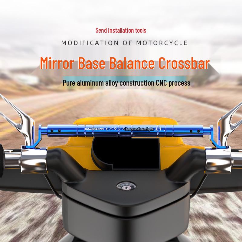Electric Scooter Rearview Mirror Modification Crossbar Navigation Extension Bracket.