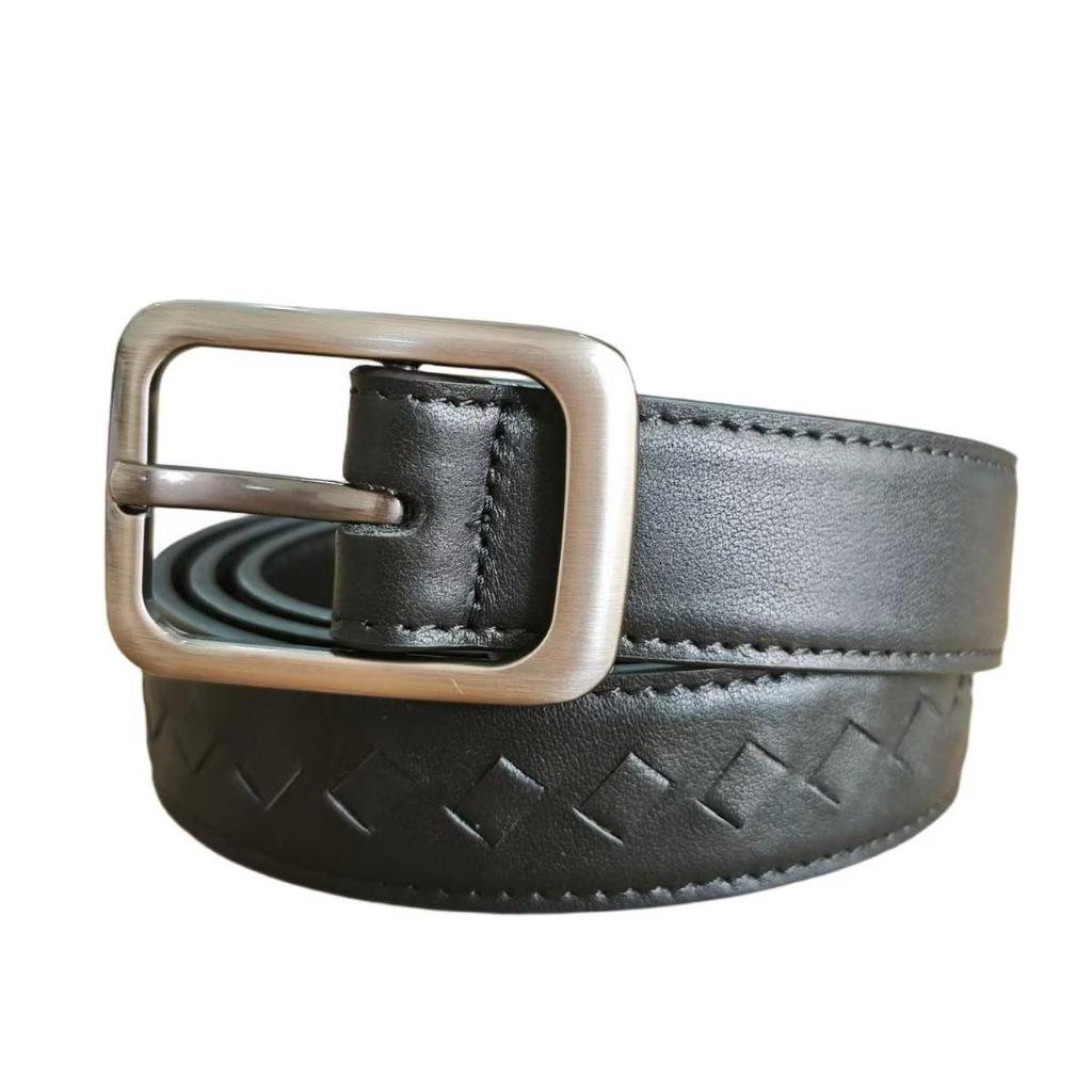 Korean Style Women’s Versatile Round Buckle Belt - Retro Casual Fashion