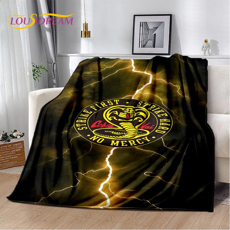 

ТВ каратэ Кобра Кай Аманда мягкое плюшевое одеяло, фланелевое одеяло, одеяло для гостиной, спальни, кровати, дивана, чехол для пикника, детское 80x60in