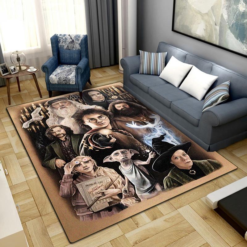 Harry Potter Area Carpet for Living Room Bedroom Home Decor Cool Movie Mat Floor Mat -LXR33