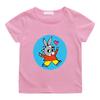 T-shirt per Bambini Cartone Animato Trotro Stampa Anime T-Shirt 2-12A Manica Corta Carina Ragazzi Ragazze Quotidiana Casual Toddler Estate