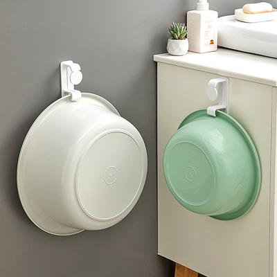 Badezimmerwaschbecken zum Aufhängen, Badewannen-Aufbewahrungswaschbecken zum Aufhängen an der Wand, nicht perforierter Waschbeckenhalter, Waschbecken-Aufbewahrungshalter, Haushaltsgröße (groß)