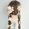 [Lomeri] Hair Accessory with Dried Flowers and Ribbons [3 Colors Available] for Yukata, Kimono, Traditional Japanese Clothing, Furisode,