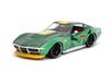 Street Fighter 1/24 Scale Diecast Model Car with Figure: 1969 Chevrolet Corvette Stingray + Cammy