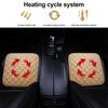 Car Heated Seat Cushion 5V Electric Heating Pad with Plush Cover 3 Temperature Settings & Auto Shut-off Seat Warmer for Car Truck SUV