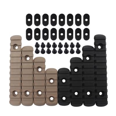 4PC/Set GVN M-Lok Polymer Rail Section 57911 Slot Polymer Picatinny/Weaver Rail