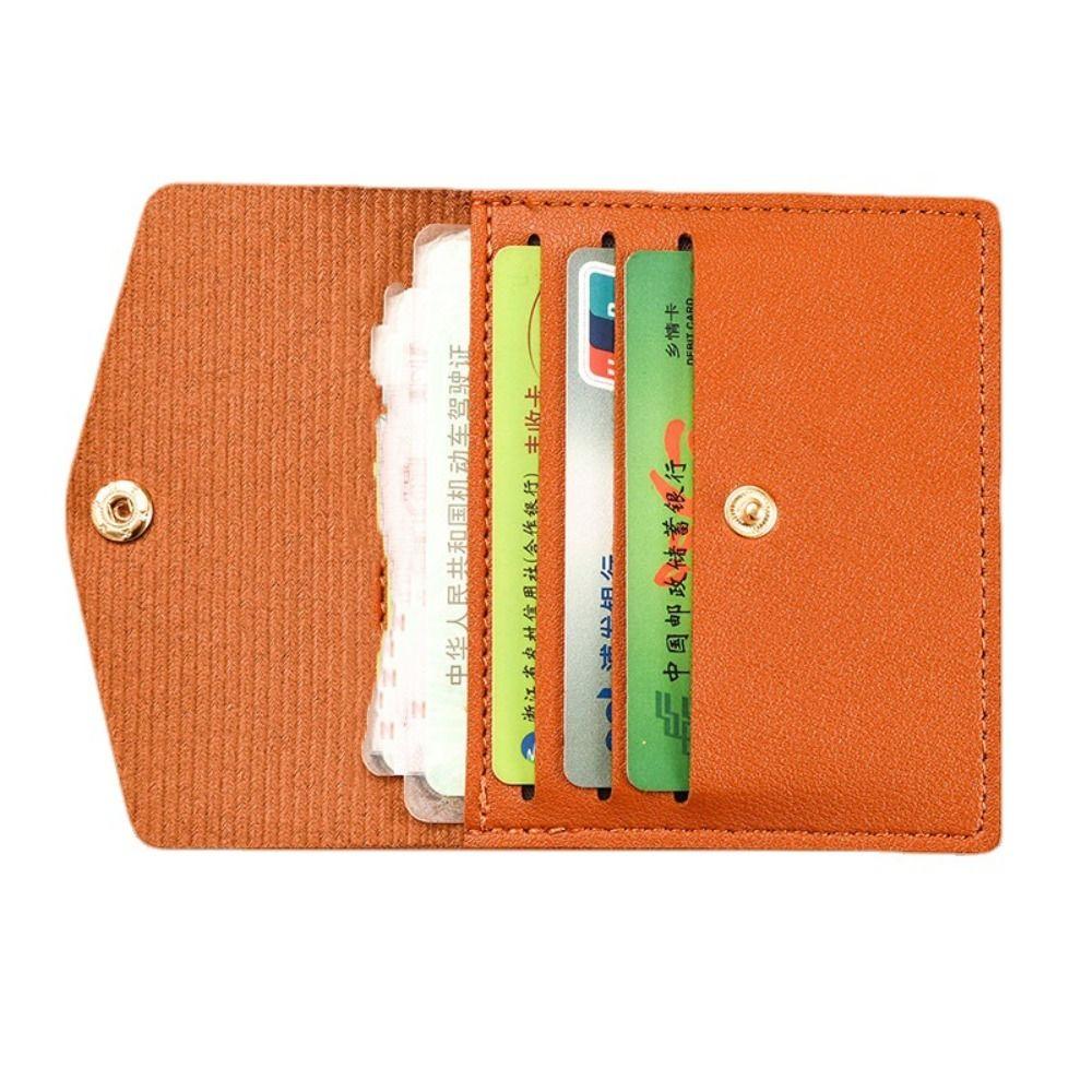 Wallet Mini Wallet Korean Style Snap Button Coin Purse Thin Envelope Card Bag  Outdoor